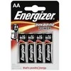 Energizer E300132900, Vienkartinės baterijos, AA, Šarminės, 1,5 V, 4 vnt., Juoda, Sidabras
