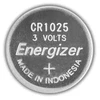 Energizer ENCR1025, vienkartinė baterija, CR1025, ličio, 3 V, 1 vnt., 30 mAh