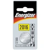 Energizer Ličio monetinė baterija CR2016 3V 90mAh, 2 vnt. pakuotė, skirta laikrodžiams ir nuotolinio valdymo pulteliams