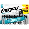BATTERIES ENERGIZER MAXPLUS AA 10PCE
