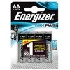 Energizer Max Plus AA4, Vienkartinės baterijos, AA, Šarminės, 4 vnt., Juoda, Sidabras, Lizdinė pakuotė