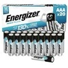 Energizer Max Plus AAA, Vienkartinės baterijos, AAA, Šarminės, 1,5 V, 20 vnt., Cd (kadmis), Hg (gyvsidabris)