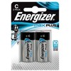 Energizer Max Plus, Vienkartinės baterijos, C, 2 vnt., Lizdinė pakuotė