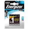 Energizer MAXPLUS AAA – 4 vnt. pakuotė, Vienkartinės baterijos, AAA, Šarminės, 4 vnt., Juoda, Mėlyna, Sidabrinė, Buferinė pakuotė