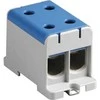 Ensto Dvigubas 1 poliaus laido gnybtas, 4 jungtys, mėlynas, 35-150 mm² varis/aliuminis, priveržimo momentas 20 Nm (35-95 mm²), 30 Nm (120-150 mm²)