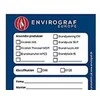 Envirograf Europe Aps „Envirograf“ gaisro žymėjimo etiketė, 50 vnt. - Etikečių ritinėlis gaisro saugos identifikavimui