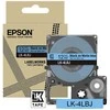 Epson Epson „LabelWorks LK-4LBJ“ – juodas ant matinės mėlynos spalvos – ritinėlis (1,2 cm x 8 m) 1 kasetė(-ės) pakabos dėžutė – juosta