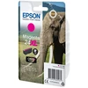 Epson „Elephant“ vienkartinė pakuotė, rausvai raudona, 24XL „Claria Photo HD“ rašalas, rausvai raudonas, pigmento pagrindo rašalas, 8,7 ml, 1 vnt., 740 puslapių