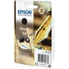 Epson rašiklių ir kryžiažodžių vienkartinė pakuotė, juoda, 16 DURABrite Ultra rašalo kasečių, standartinio našumo, pigmentinis rašalas, 5,4 ml, 175 puslapiai, 1 vnt.