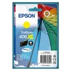 Epson Vieno pakelio geltoni 406XL skėčio formos DURABrite Ultra rašalai, didelės (XL) talpos, geltoni, 12,5 ml, 1 vnt., 1200 puslapių, vienas pakelis