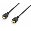 Equip HDMI 2.0 kabelis, 3 m, HDMI Type A (standartinis), HDMI Type A (standartinis), 3840 x 2160 taškų, juodas