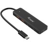 Equip USB šakotuvas USB šakotuvas 4 prievadų 3.2/C->2xUSB-C 2xUSB-A 10Gbps o.Netz.sw