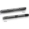 Equip Įrengti PATCH PANEL 16 PORT 1U CAT.5E Juodas (235316)