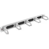 Equip 19'' kabelių tvarkymo skydelis 5x plastikiniai žiedai plieno 1U RAL7035 (327321)