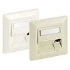 RJ45 Rahmenset Equip 3xRJ45 Unterputz reinweiß - 761304