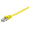 Equip Equip Patchkabel Cat6A U/FTP 2xRJ45 10.00m gelb Flach LSZH