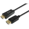 Equip DisplayPort į HDMI adapterio kabelis, 2 m, 2 m, DisplayPort, HDMI, kištukas, kištukas, tiesus