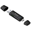 Skaitytuvas Equip Equip 245462 czytnik kart USB 3.2 Gen 1 (3.1 Gen 1) Type-A/Type-C Juodas