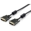 Equip DVI-D Dual Link kabelis, 3,0 m, 3 m, DVI-D, DVI-D, vyriškas, vyriškas, juodas
