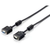 Equip Equip VGA Kabelis Verl. HD15 St/Bu 1.00m 1920x1080/60Hz sw