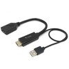 Equip HDMI į DisplayPort adapteris, 0,15 m, HDMI Type A (standartinis), DisplayPort, vyriškas, vyriškas, tiesus