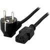 Equip High Quality Power Cord, C13 to Schuko, 1.8m, 1.8 m, CEE 7/7, C13 coupler, H05VV-F3G, 250 V, 10 A