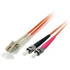 Equip Equip LWL patch cable LC->ST 15,00m vienmodis dvipusis OS2 yel poly maišelis