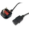 Kabelis zasilający Equip Equip 112300 kabelis zasilające Juodas 2 m IEC C13 BS 1363