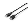 USB kabelis Equip USB-A - USB-A 5 m Juodas (128852)