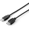 USB kabelis Equip USB-A - USB-A 5 m Juodas (128852)