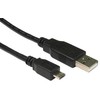 USB kabelis Equip USB-A - mikroUSB 1 m Juodas (128595)