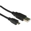 USB kabelis Equip USB-A - mikroUSB 1 m Juodas (128595)