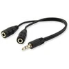 Equip Audio Splitter Y-Kabelis moteriškas -> 2x vyras