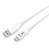 USB kabelis Equip USB-A - USB-C 1 m Balta (128364)