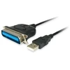 Equip Equip Adapterkabel USB St -> Parallel St 1.5M juodas Poly