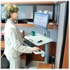 Laikiklis „Ergotron“ – „WorkFit-C“, viengulė LD sėdima-stovima darbo stotis