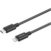 ESSENTIALS USB-C – „Lightning“ laidas, MFi, 20 cm, juodas