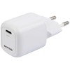 ESSENTIALS Sieninis įkroviklis PD 20 W, USB-C, baltas
