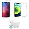 Įkroviklis eStuff do iPhone 13 Rinkinys akcesoriów (Dėklas, Szkło)