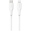 Kabelis USB eStuff Lightning - USB-C 3 m Baltas (ES602370-BULK)