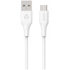 Kabelis USB eStuff USB-C - USB-A 2 m Baltas (ES605270)