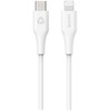 Kabelis USB eStuff Lightning - USB-C 3 m Baltas (ES602270)