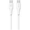 Kabelis USB eStuff USB-C - USB-C 2 m Baltas (ES604270-BULK)