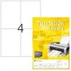 Herma Etiketter TopStick 105x148,5 mm hvid - (100 ark x 4 stk.)