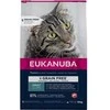 Eukanuba begrūdis sausas maistas katėms su lašiša, 10 kg