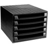 Exacompta 221014D, juodas, 387 mm, 284 mm, 218 mm