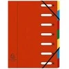 Laikiklis Exacompta 55075E, Dėžutė, Daugiaspalvė, Raudona, A4, 240 mm, 320 mm, 1 vnt.