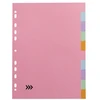 Exacompta Skirtukai, Lyreco, A4, 160 g, kartonas, 10 dalių