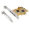 EXSYS EX-11053, PCIe, USB 2.0, viso aukščio, PCIe 1.1, NEC D720102GC, 0,48 Gbit/s