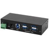 Exsys EXSYS EX-11244HMS 4 prievadų USB 3.2 Gen 1 DIN bėgio stebulės su VIA VL813 sieniniu mikroschemų rinkiniu